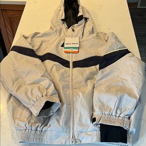 Gsou Snow Men's Tan and Black Ski Jacket